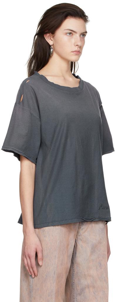 商品Acne Studios|Grey Organic Cotton T-Shirt,价格¥2249,第4张图片详细描述