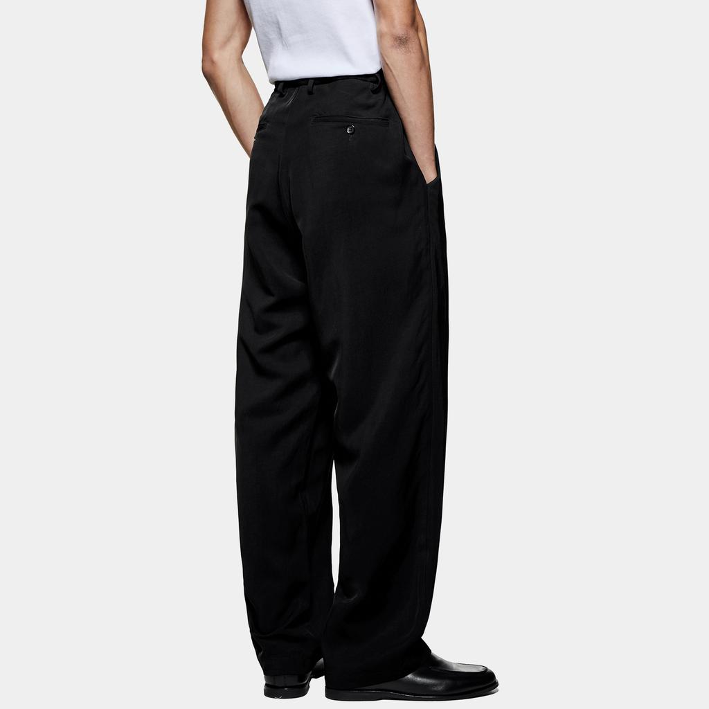 茎わかめさん着用 orimi big big slacks 1 茎わかめ着用】orimi big big slacks size1black
