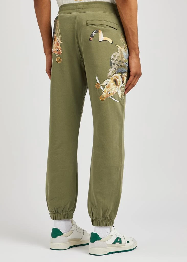 商品Evisu|Tattoo Koi printed cotton sweatpants,价格¥927,第3张图片详细描述