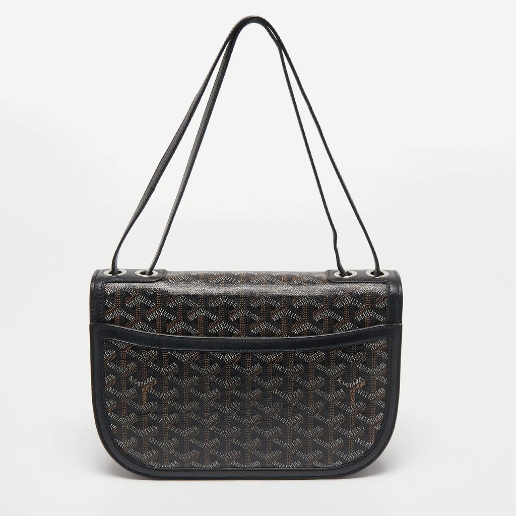 Goyard Black Goyardine Coated Canvas and Leather 223 PM Shoulder Bag商品第4张图片规格展示