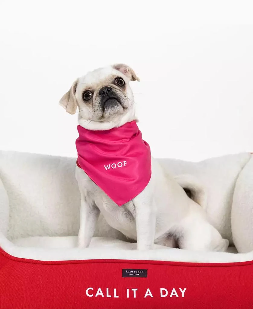 商品Kate Spade|Red & Pink Washable Dog Bed,价格¥386,第2张图片详细描述