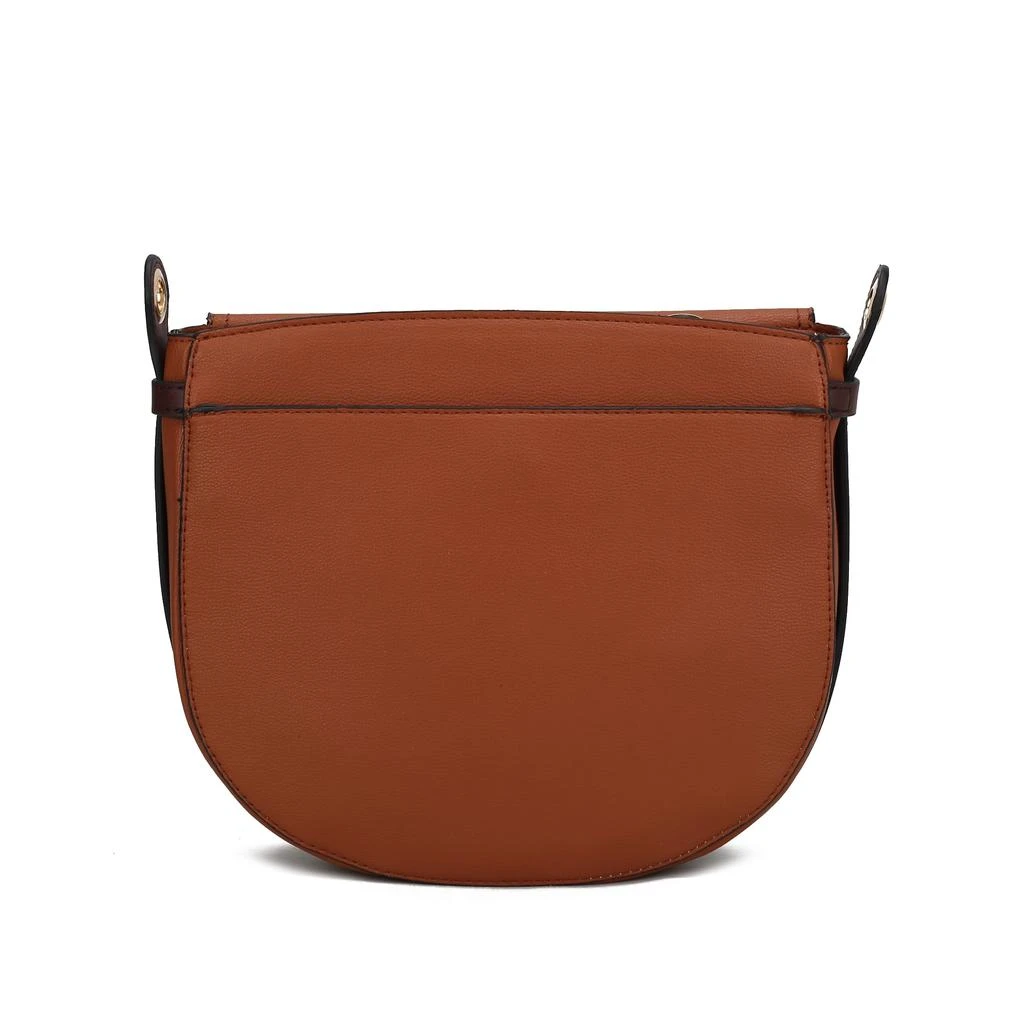 商品MKF|Drew Vegan Leather Color Block Women’s Shoulder Handbag,价格¥582,第3张图片详细描述