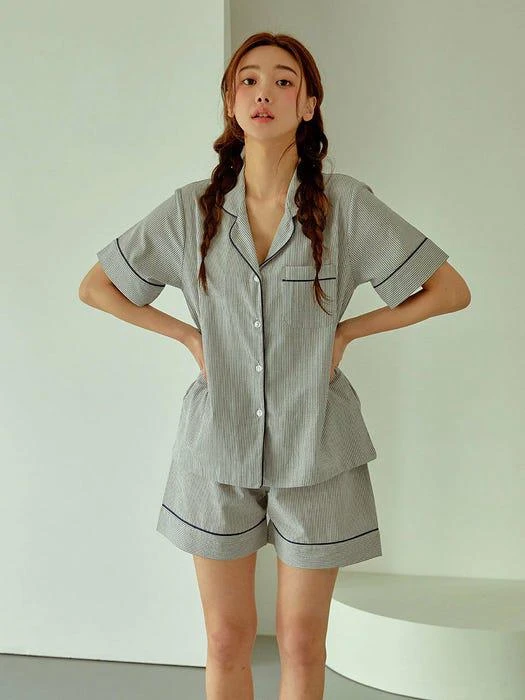 商品LUNALUZ STUDIO|Women Biscuit Set (2C Half-Sleeve),价格¥494,第3张图片详细描述