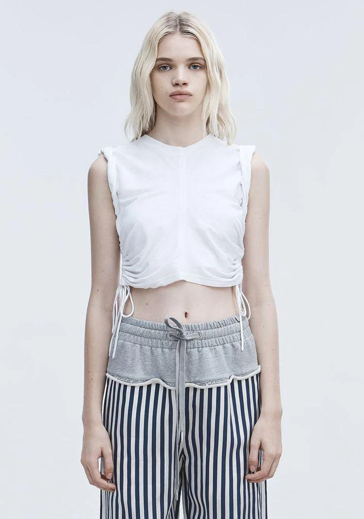 商品Alexander Wang|RUCHED CROP 上衣,价格¥528,第3张图片详细描述