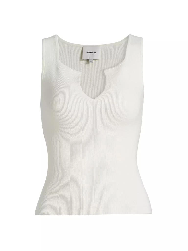 商品Reformation|Rylie Cotton Sweater Tank,价格¥734,第1张图片