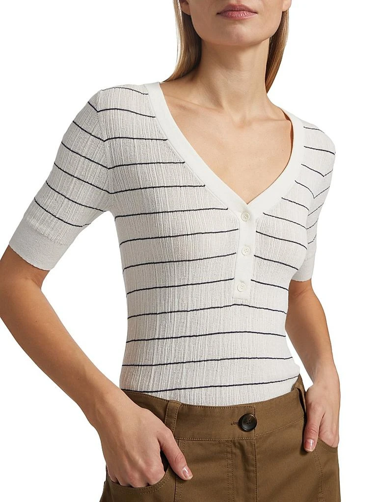 Francis Striped Cotton-Blend Top 商品