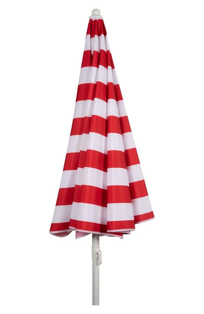 商品Picnic Time|Red Cabana Stripe Portable Beach Umbrella,价格¥289,第4张图片详细描述