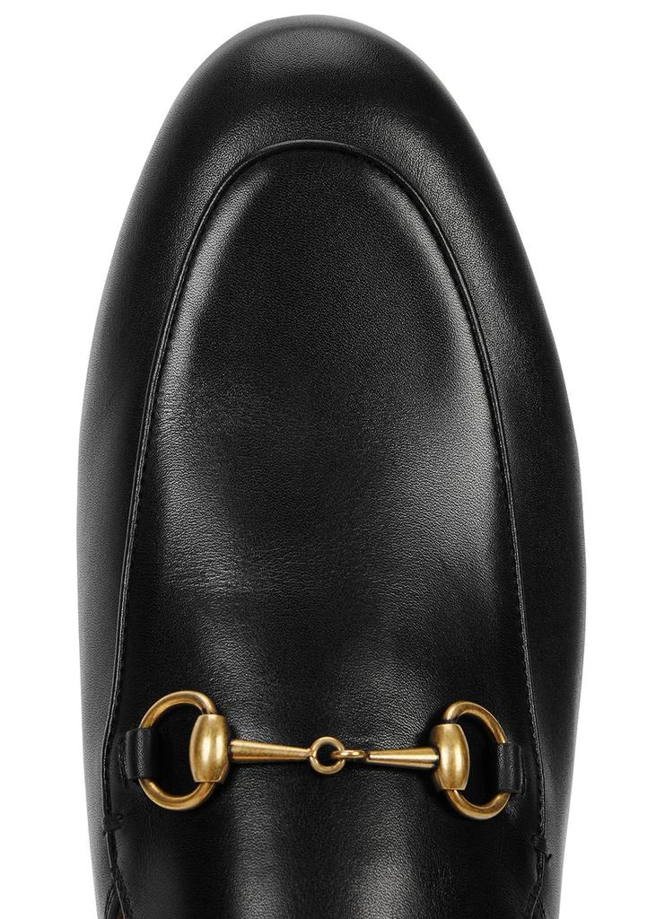 商品Gucci|Princetown black leather backless loafers,价格¥6278,第4张图片详细描述