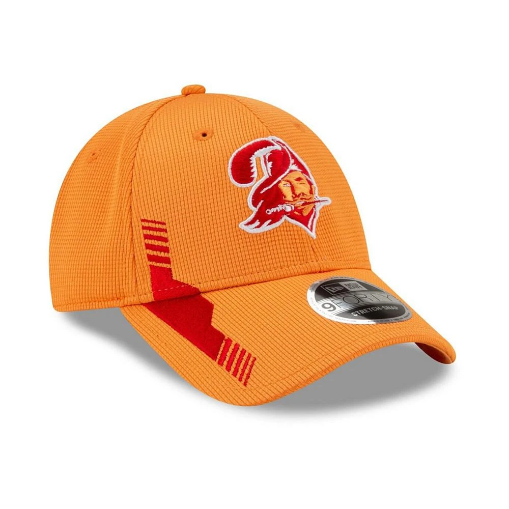 商品New Era|Men's Orange Tampa Bay Buccaneers 2021 NFL Sideline Home Historic Logo 9Forty Adjustable Hat,价格¥269,第3张图片详细描述