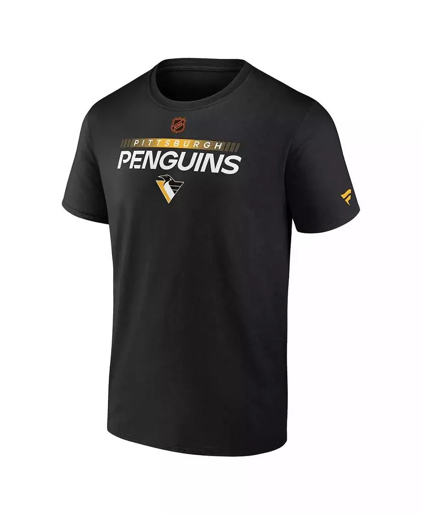 商品Fanatics|Men's Black Pittsburgh Penguins Special Edition 2.0 Authentic Pro T-shirt,价格¥228,第3张图片详细描述