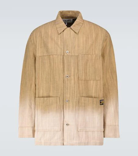 商品Loewe|Paula's Ibiza褪色效果条纹夹克,价格¥6104,第1张图片