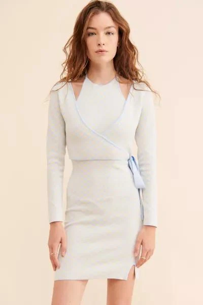 商品4SI3NNA|4SI3NNA Kani Check Wrap Top,价格¥150,第1张图片