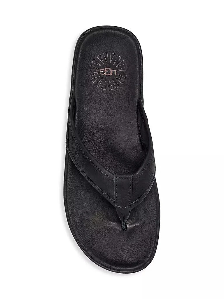商品UGG|Seaside Flip Leather Flip Flops,价格¥624,第5张图片详细描述