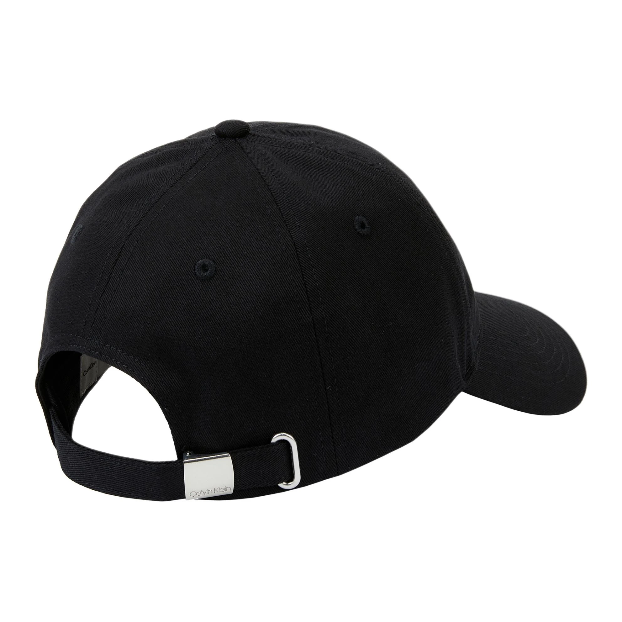 商品[国内直发] Calvin Klein|[预售3天]CALVIN KLEIN 正面字母刺绣logo 棉 鸭舌帽 男女同款情侣款 黑色,价格¥291,第4张图片详细描述