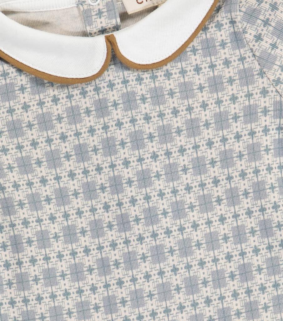 商品Caramel|Baby Quillfish棉质连体衣,价格¥467,第5张图片详细描述