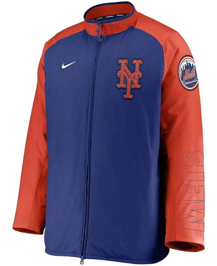 商品NIKE|Men's Royal, Orange New York Mets Authentic Collection Dugout Full-Zip Jacket,价格¥1484,第3张图片详细描述