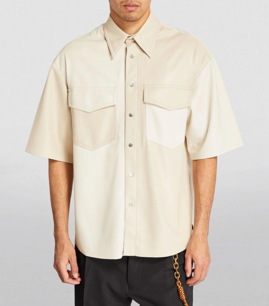 商品Nanushka|Vegan Leather Shirt,价格¥2291,第3张图片详细描述