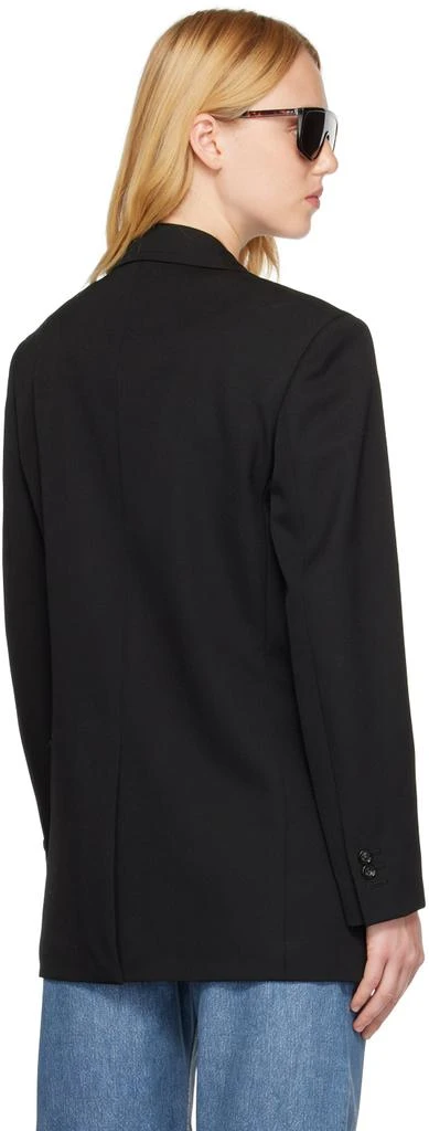 商品Bottega Veneta|Black Grain De Poudre Blazer,价格¥22730,第3张图片详细描述