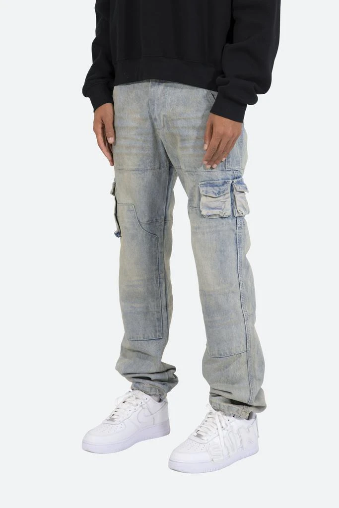 商品MNML|V244 Cargo Baggy Denim - Vintage Blue,价格¥257,第2张图片详细描述