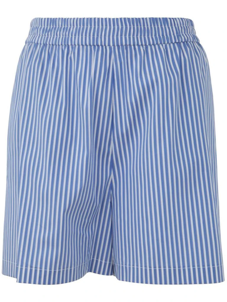 商品NINA 14.7|NINA 14.7 COTTON POPLIN STRIPED SHORTS CLOTHING,价格¥885,第1张图片