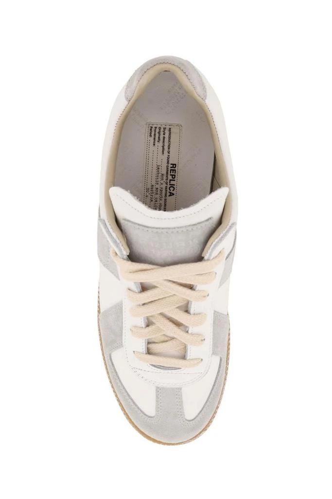 商品MAISON MARGIELA|Maison margiela leather replica sneakers,价格¥3552,第2张图片详细描述