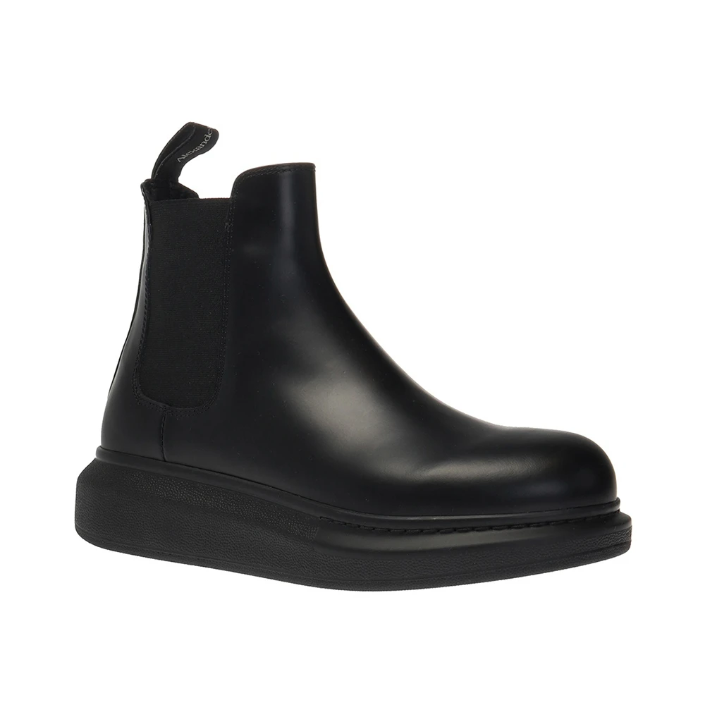 ALEXANDER MCQUEEN 黑色女士踝靴 586398-WHX52-1000 商品