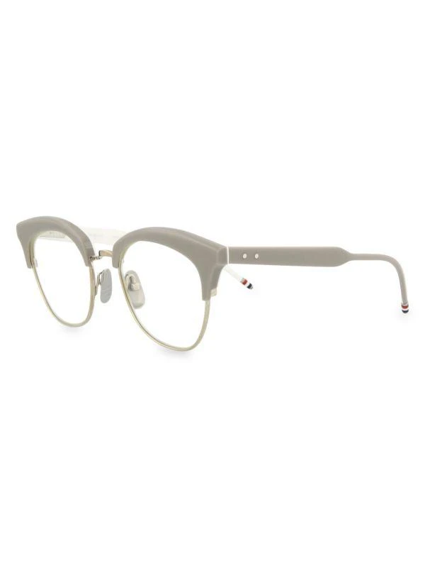 商品Thom Browne|51MM Round Clubmaster Eyeglasses,价格¥2470,第2张图片详细描述