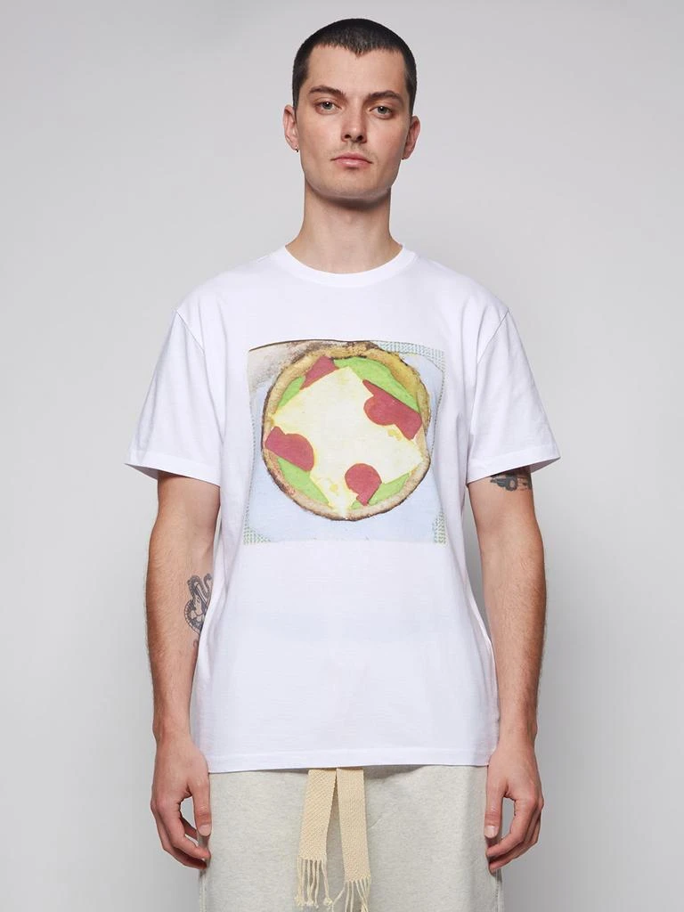 商品Loewe|Pizza Graphic T-shirt White,价格¥1950,第3张图片详细描述