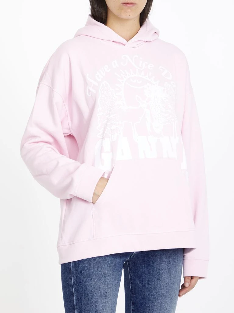 商品Ganni|Ganni Animals hoodie,价格¥836,第2张图片详细描述