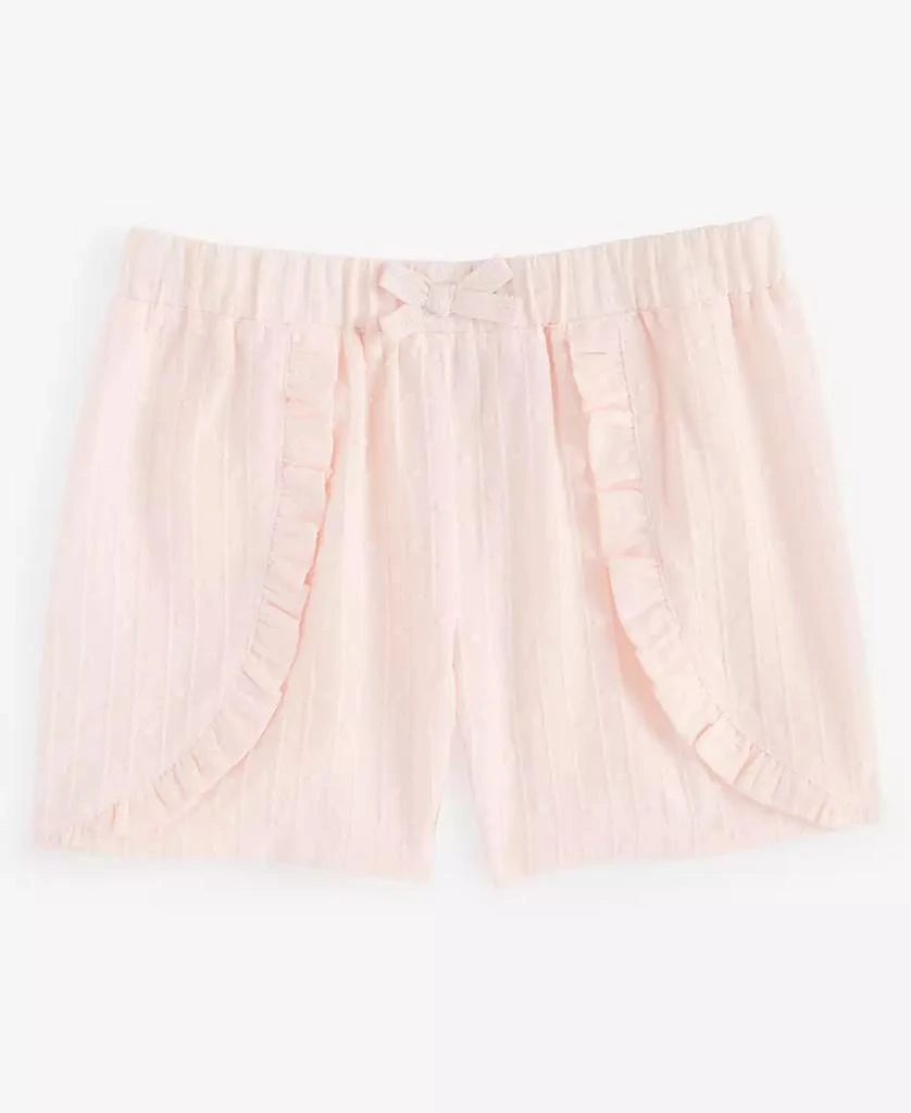 商品First Impressions|Baby Girls Mix and Match Clip-Dot Cotton Shorts, Exclusively at Macy's,价格¥22,第1张图片