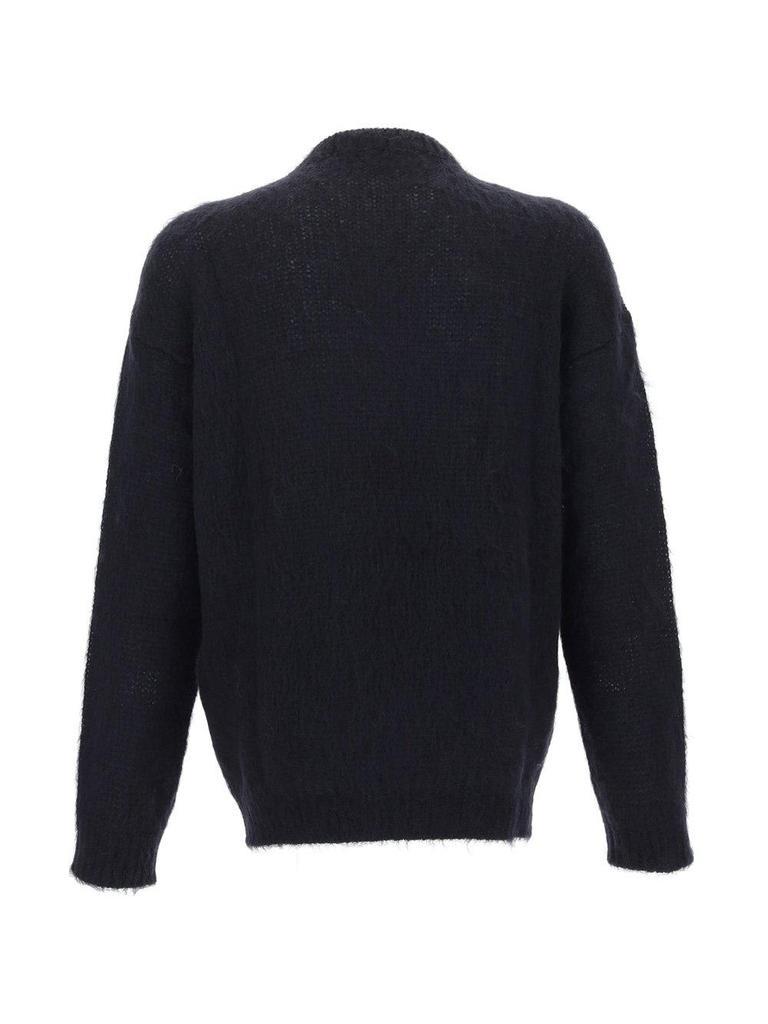 商品Yves Saint Laurent|Saint Laurent Logo Detailed Long-sleeved Jumper,价格¥5697,第4张图片详细描述