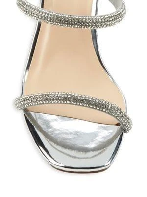 商品Bebe|Camilah Rhinestone Stiletto Sandals,价格¥158,第5张图片详细描述