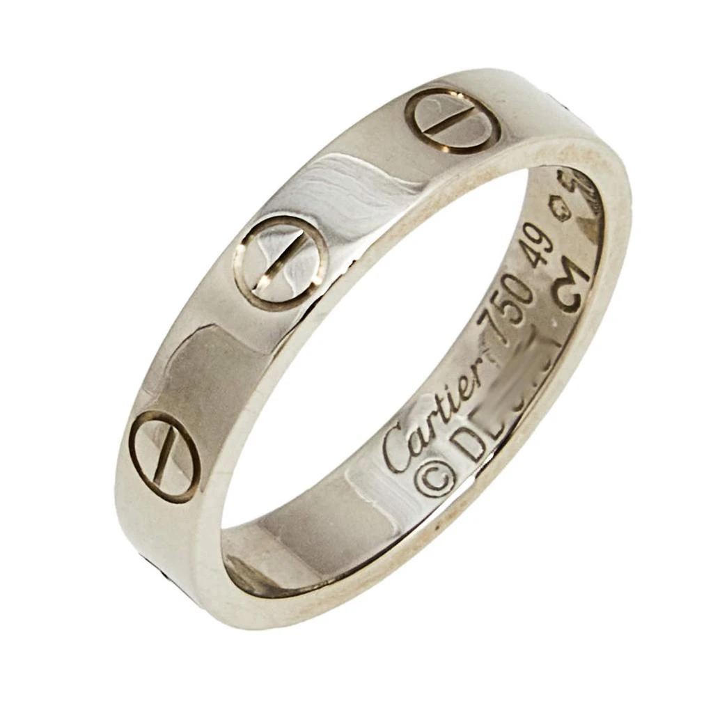 商品[二手商品] Cartier|Cartier Love 18k White Gold Narrow Wedding Band Ring Size 49,价格¥5146,第3张图片详细描述