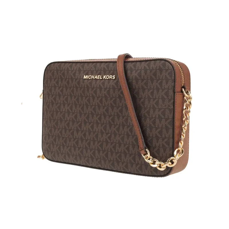 Michael Kors 女包MK大号女士牛皮革单肩斜挎小方包 香港直邮 商品