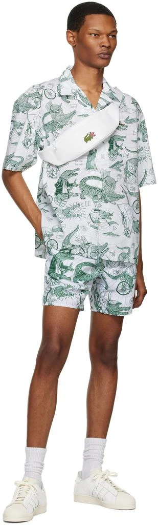 商品Lacoste|Green & White Netflix Edition Printed Shirt,价格¥750,第4张图片详细描述