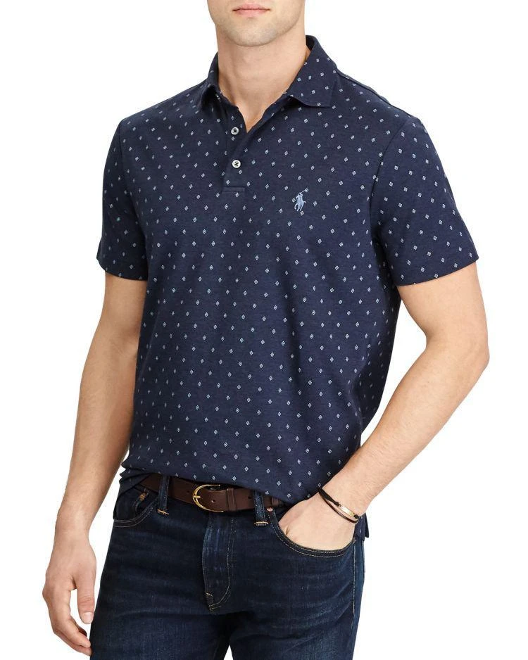 商品Ralph Lauren|Dotted Soft-Touch Classic Fit Polo,价格¥381,第1张图片