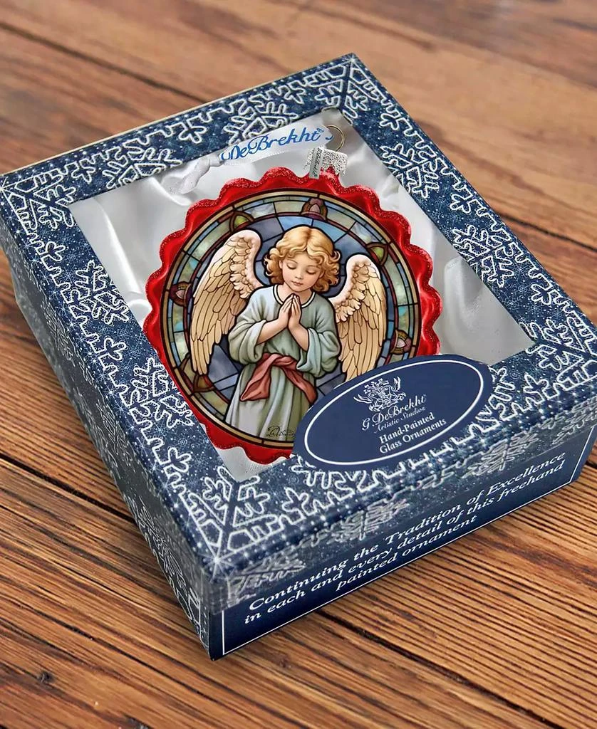 Little Angel Wreath Holiday Mercury Glass Ornaments G. DeBrekht 商品