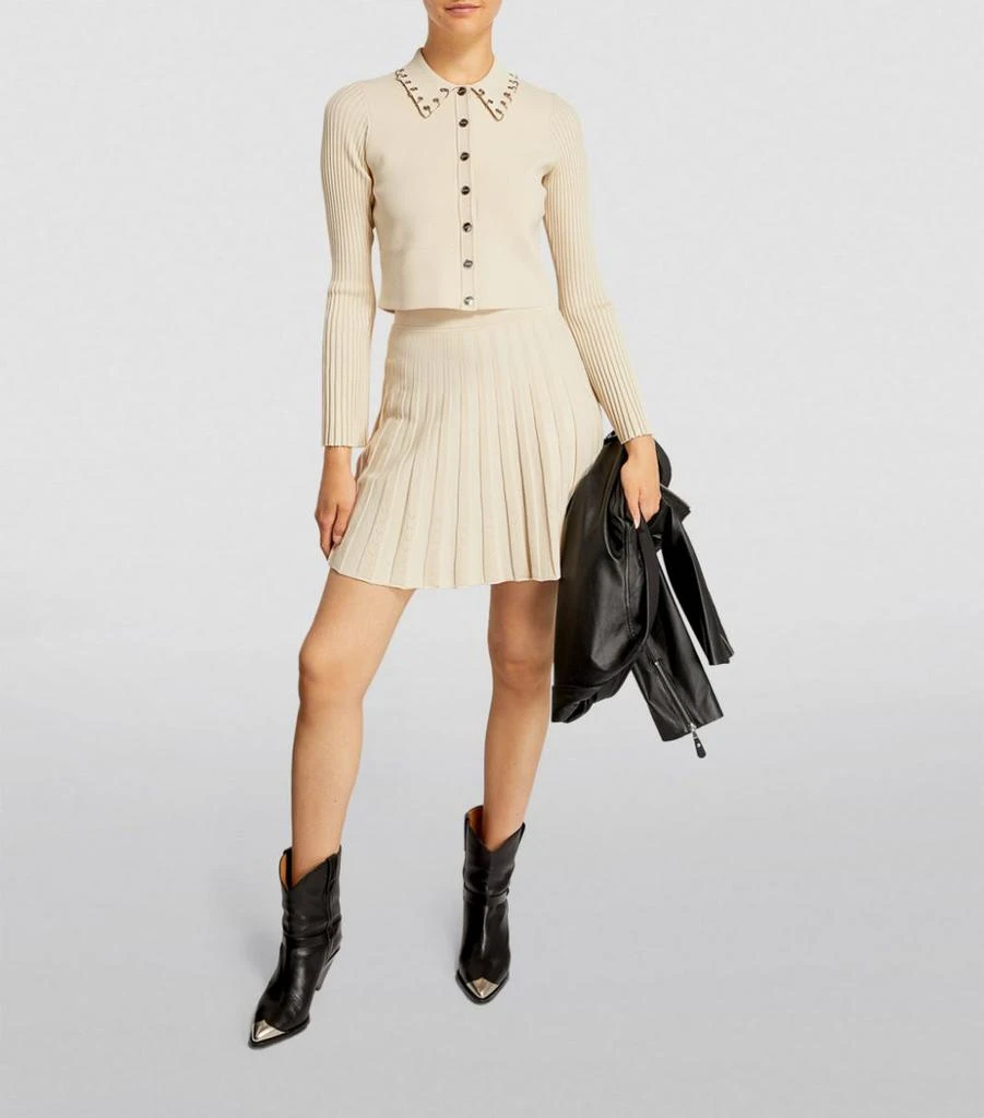 商品Sandro|Eyelet-Detail Cardigan,价格¥1534,第2张图片详细描述