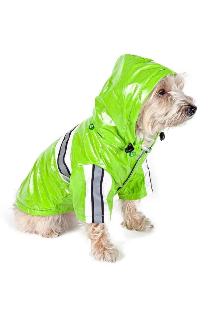 商品PET LIFE|Reflecta-Glow Adjustable and Reflective Dog Raincoat - Medium,价格¥229,第3张图片详细描述