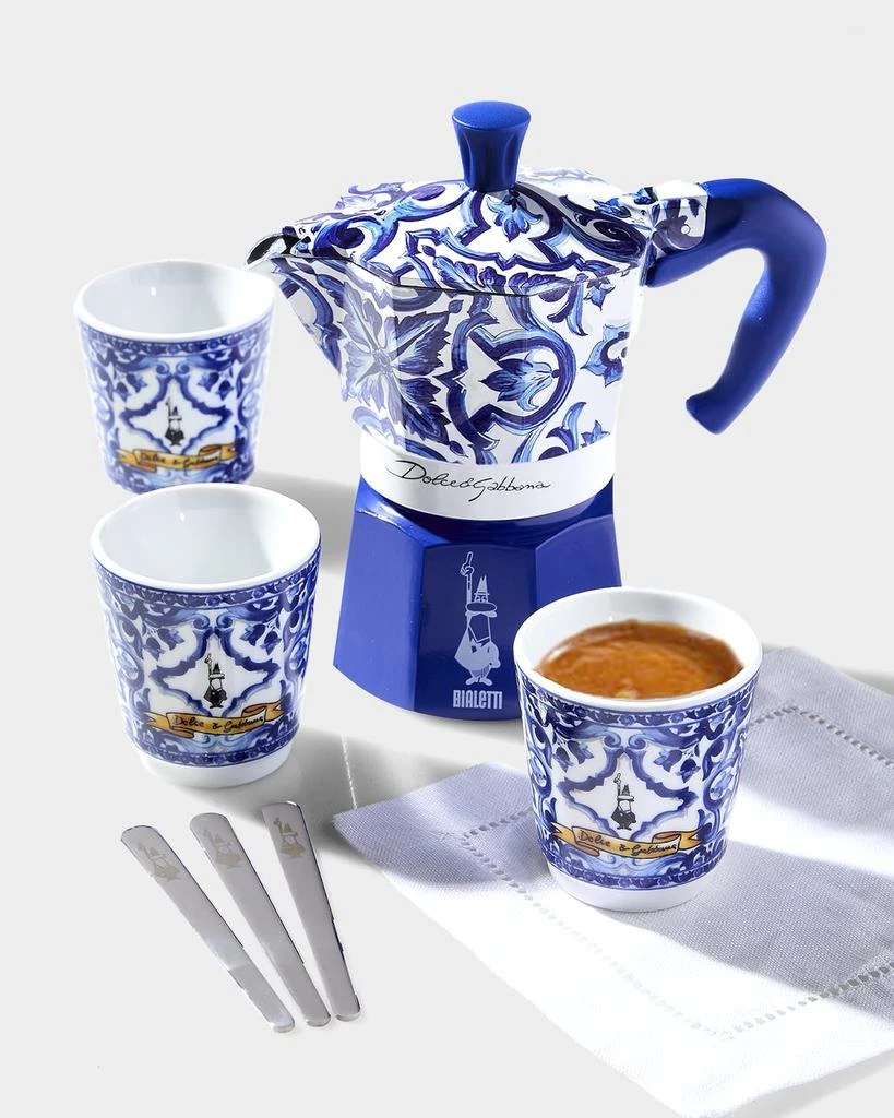 商品Bialetti|2-Cup Moka Express Pot With Espresso Cups & Stirrers,价格¥1935,第1张图片