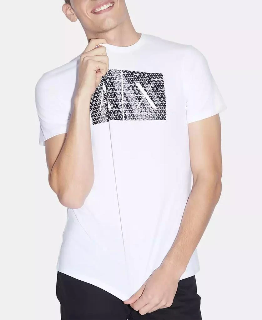 商品Armani Exchange|Men's Foundation Triangulation T-Shirt,价格¥356,第2张图片详细描述