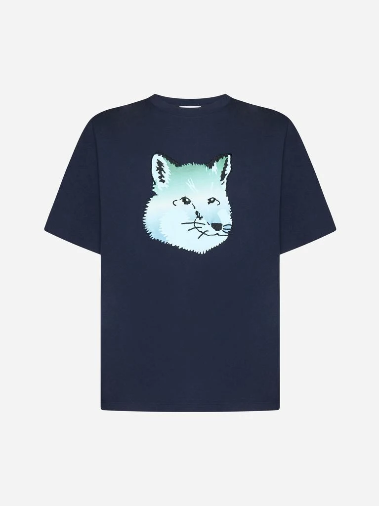 商品Maison Kitsune|Vibrant Fox Head cotton t-shirt,价格¥875,第1张图片