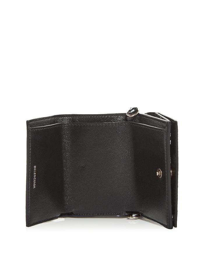 商品Balenciaga|Cash Mini Logo Print Leather Chain Wallet,价格¥3960,第5张图片详细描述