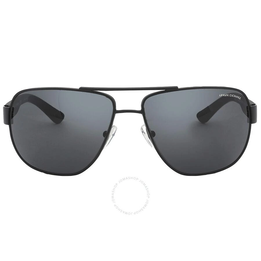 商品Armani Exchange|Grey Pilot Men's Sunglasses AX2012S 606387 62,价格¥298,第1张图片