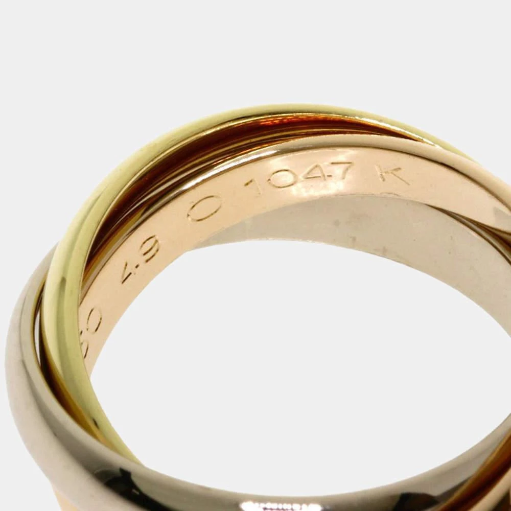 商品[二手商品] Cartier|Cartier Les Must De Cartier Trinity 18K Yellow Rose and White Gold Ring EU 49,价格¥5599,第4张图片详细描述