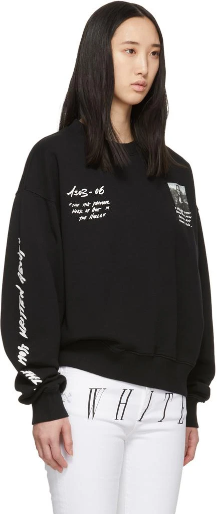 商品Off-White|Black Monalisa Sweatshirt,价格¥1609,第2张图片详细描述