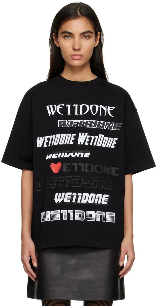 商品We11done|Black Love T-Shirt,价格¥1053,第1张图片