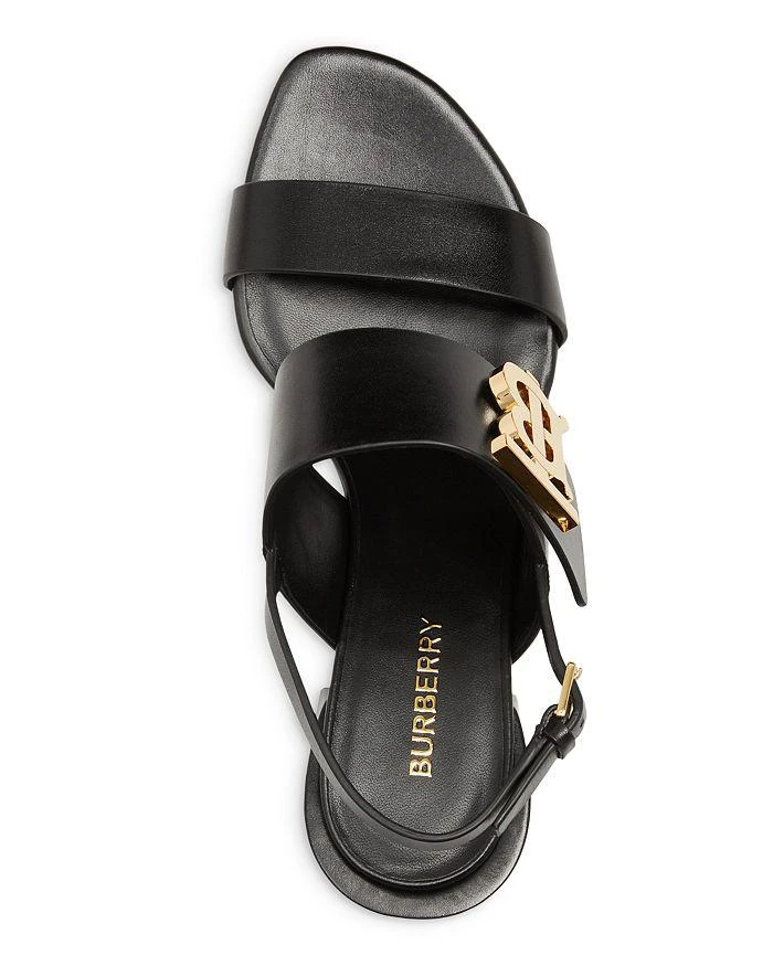 商品Burberry|Women's Oden Slingback Block Heel Sandals,价格¥3329,第3张图片详细描述