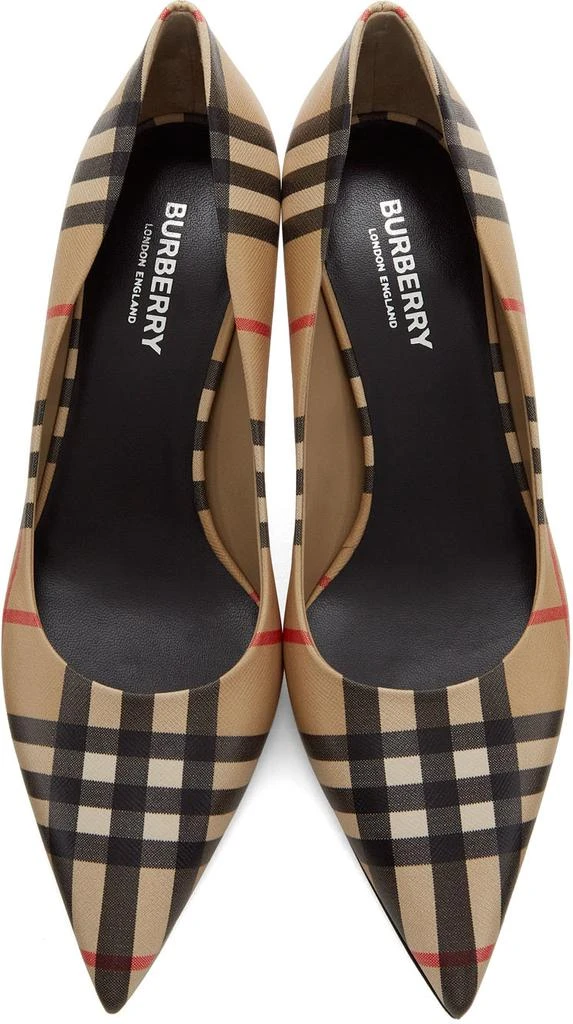 商品Burberry|驼色 Vintage Check 中跟鞋,价格¥7033,第5张图片详细描述