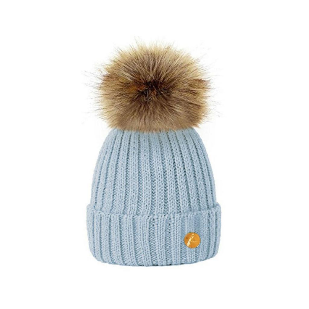 商品Hortons England|Hortons England 毛球帽 天蓝色 Hortons England Meribel PomPom Hat - Sky Blue,价格¥224,第1张图片